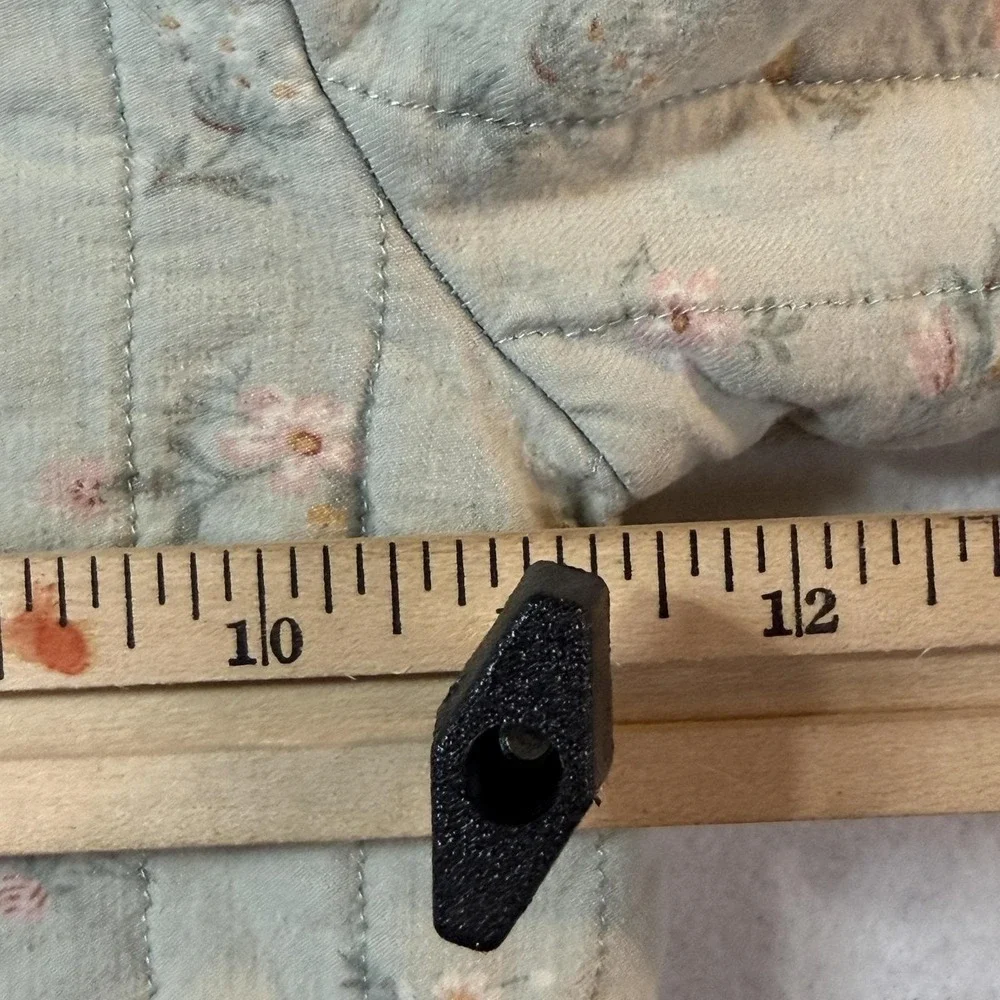 VTG OshKosh B'gosh Jacket Girls 3T Green Quilted Floral Lined Y2K Cottagecore